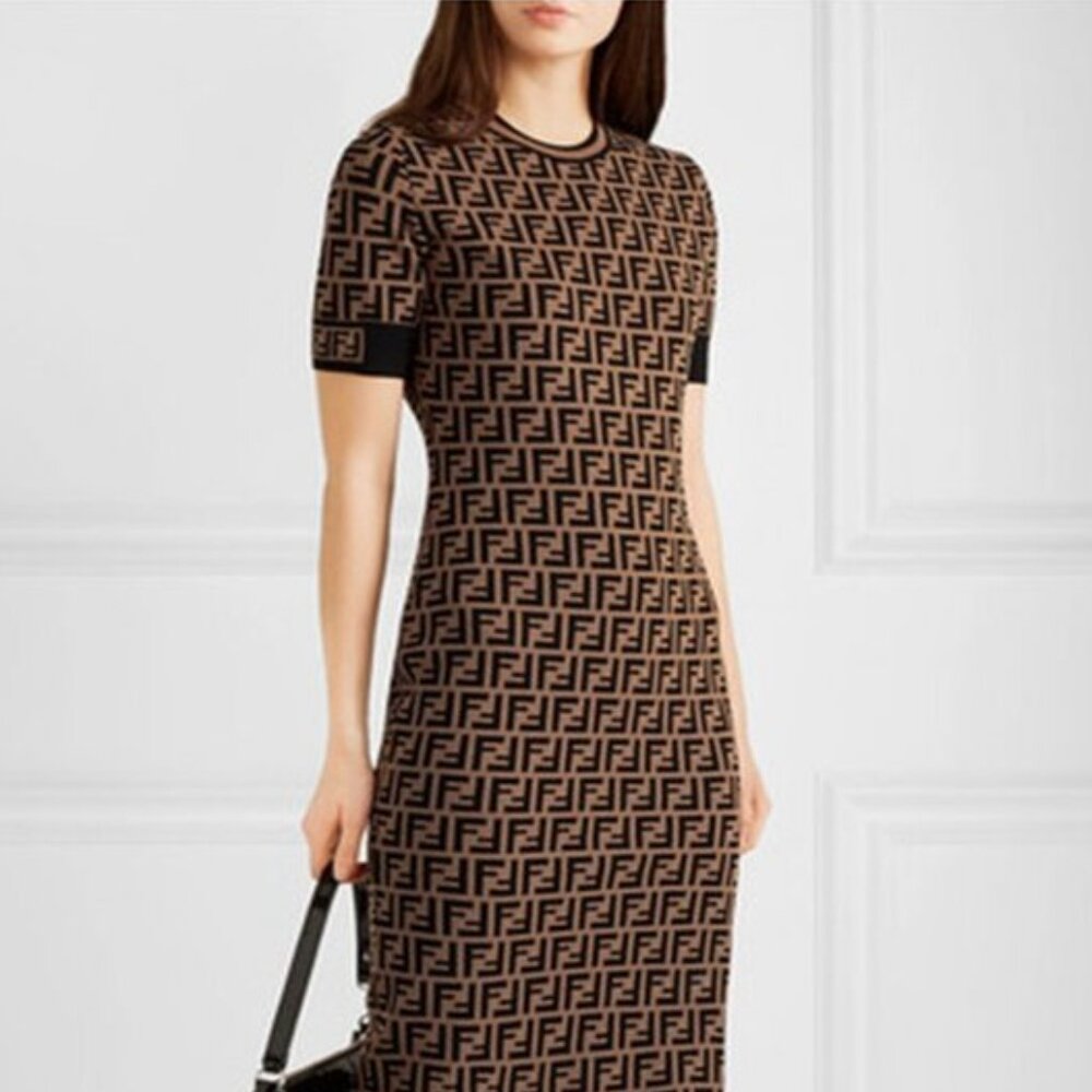 Fendi FF Midi Dress